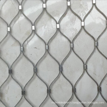 Decorative wire rope mesh Stainless steel zoo fence net